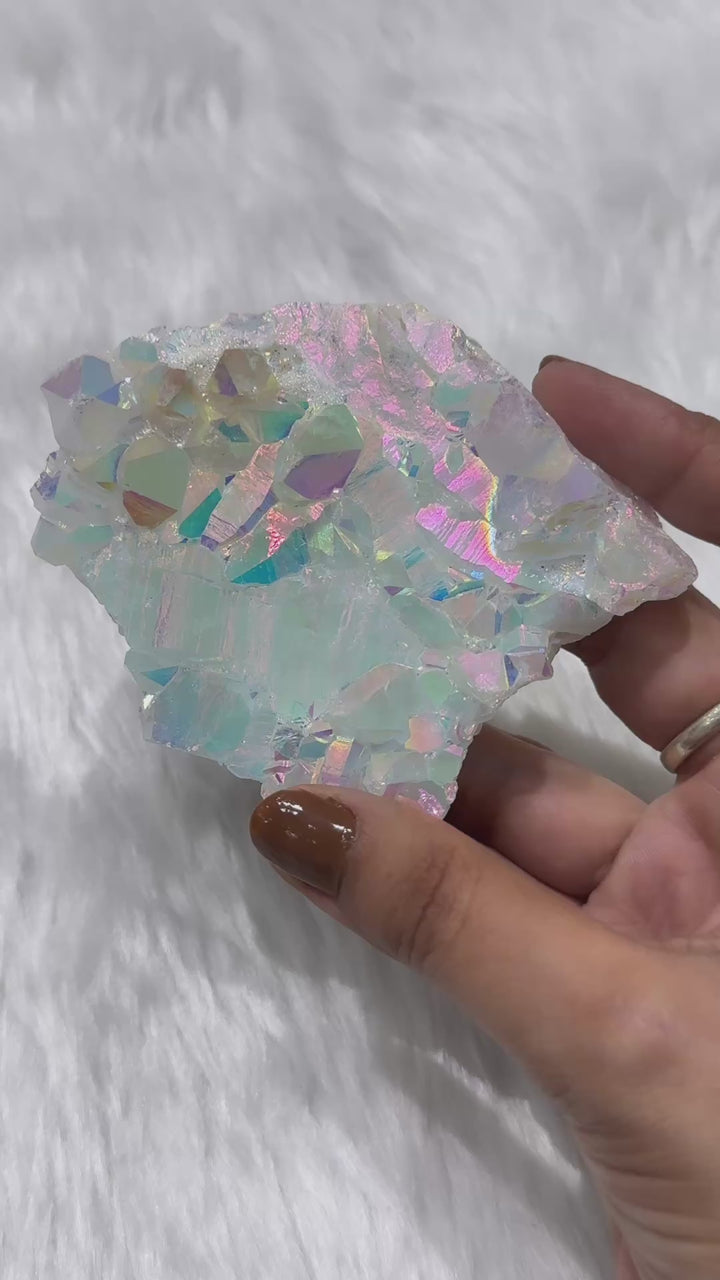 Angel Aura Quartz Cluster AAA 8