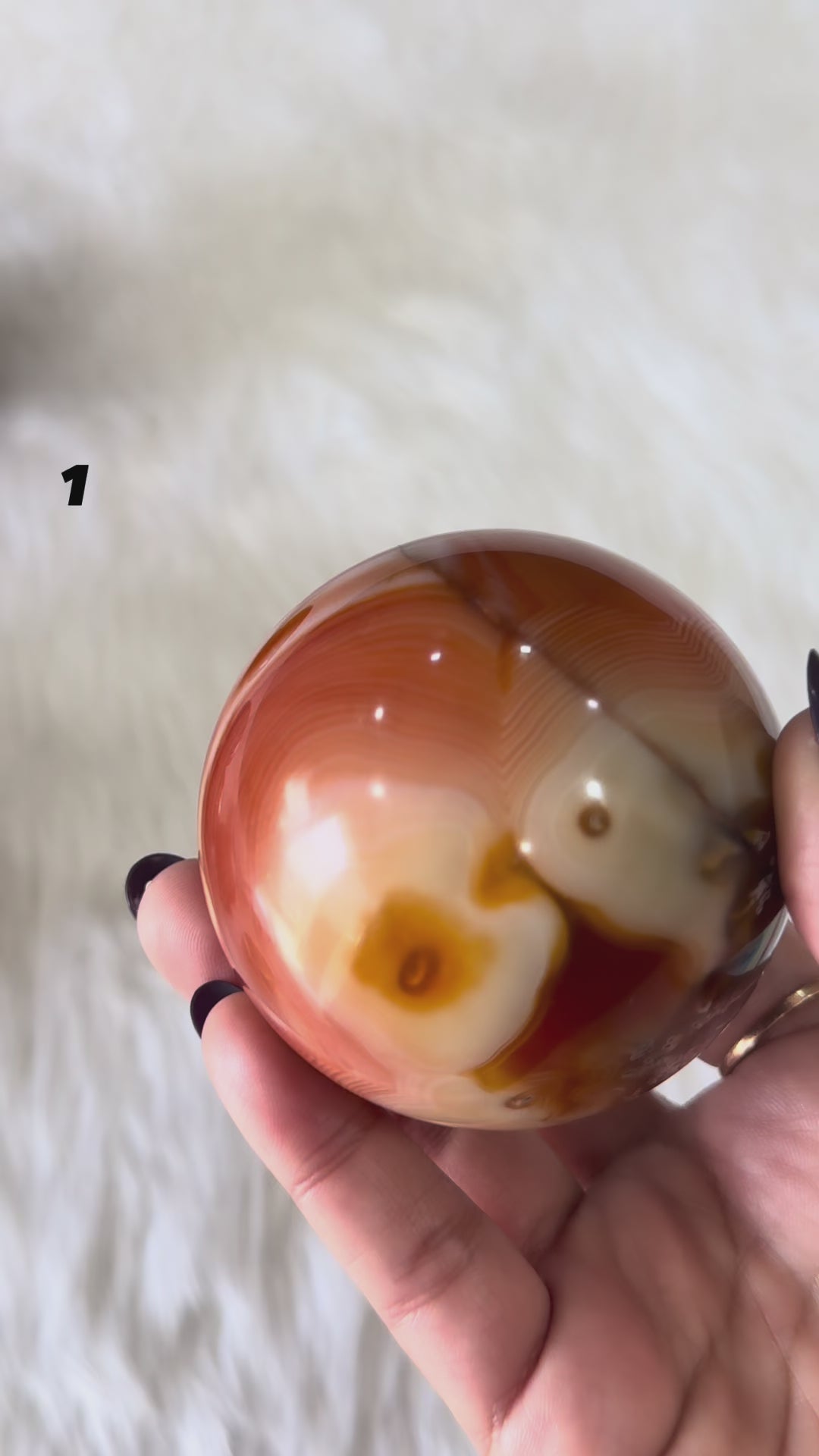 Carnelian Large Sphere