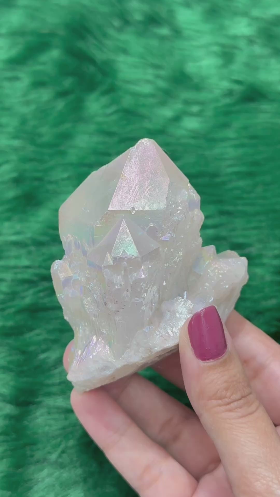 Angel Aura Quartz Cluster 2