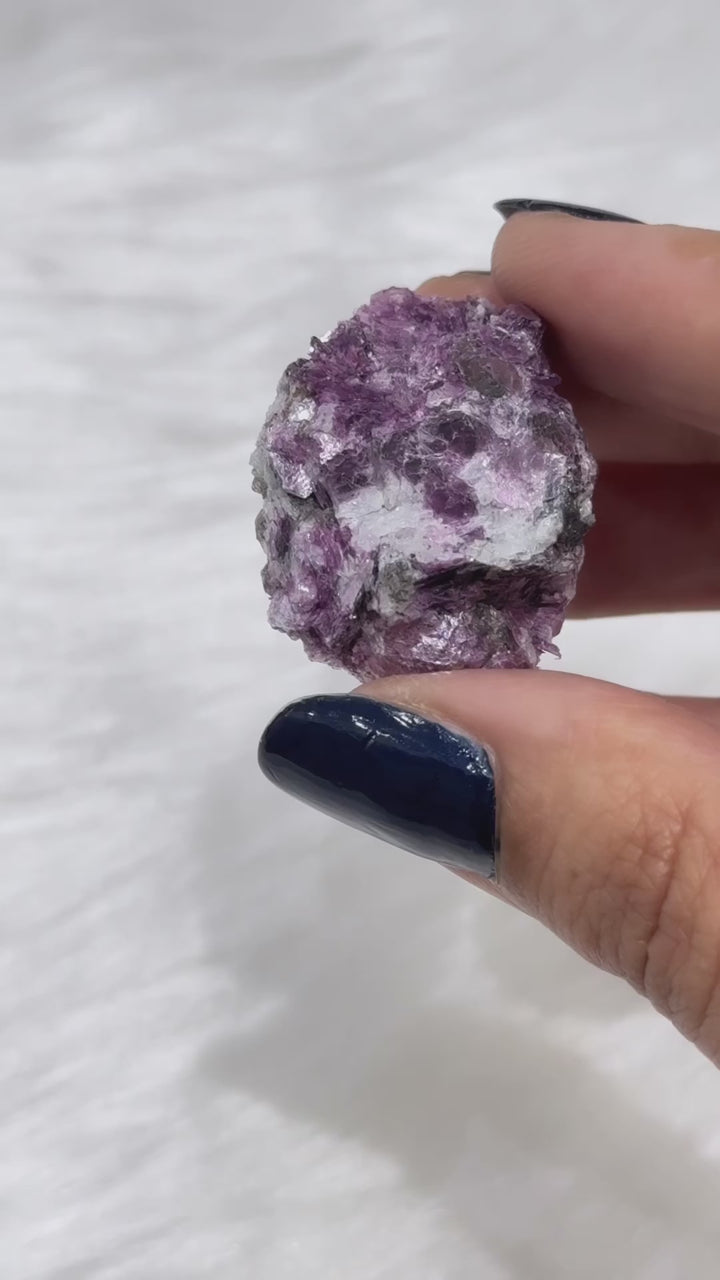 Lepidolite Raw Stone From Brazil