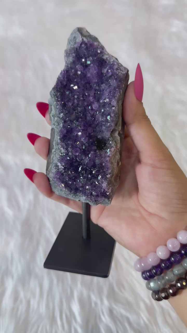 Amethyst Cluster Stand 1