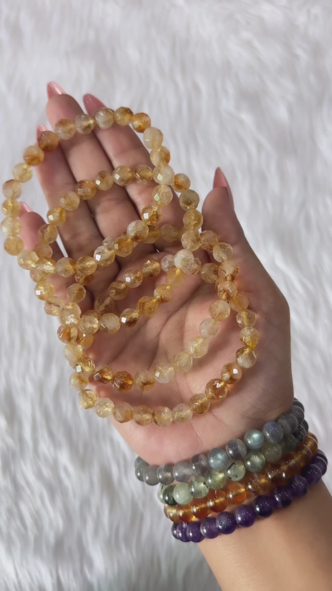 Citrine Faceted Bracelet