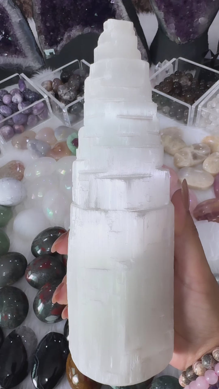 Selenite Large Tower