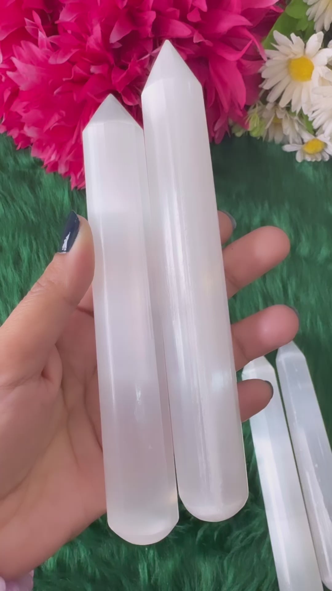 Selenite Crystal Wand