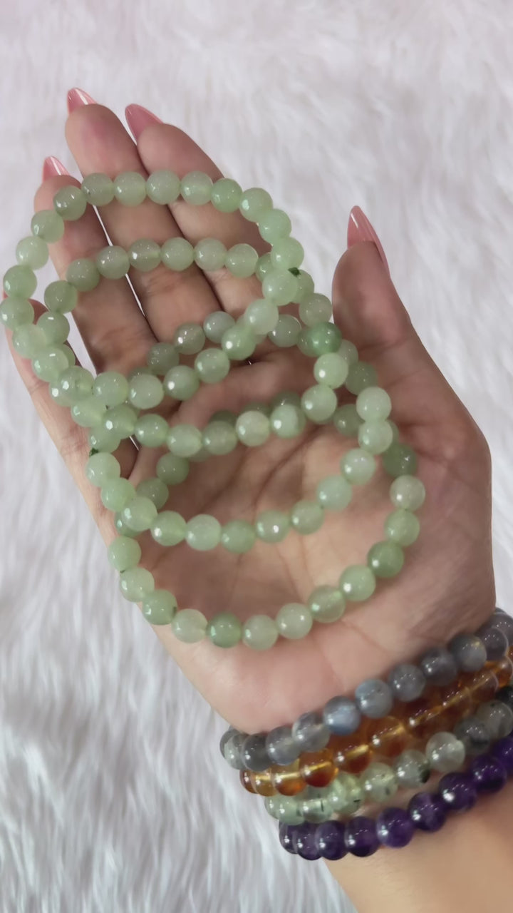 Green Aventurine Faceted Bracelet