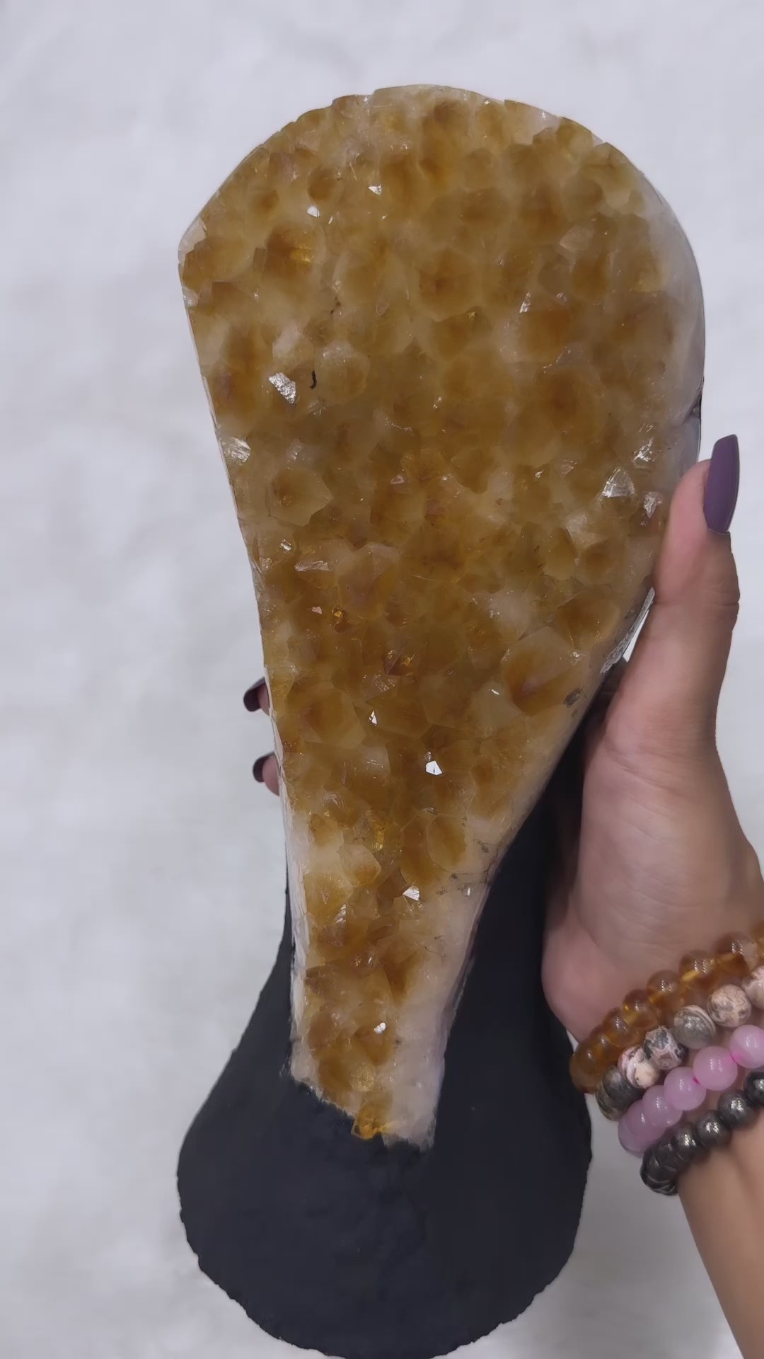 Citrine Standing Cluster 1