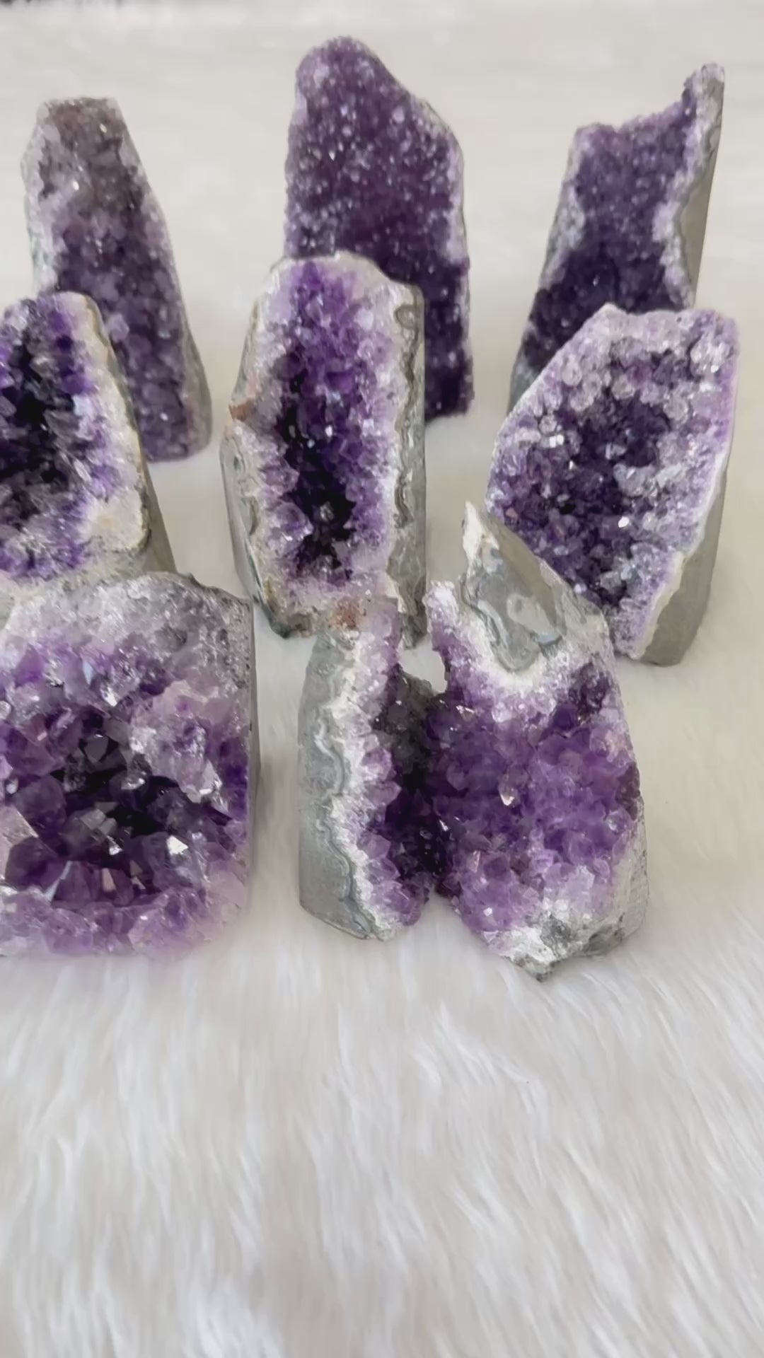 Amethyst Standing Cluster Large AAA