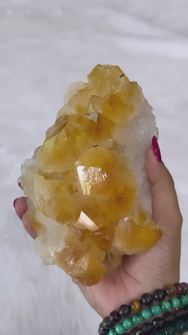 Citrine Cluster Large 1