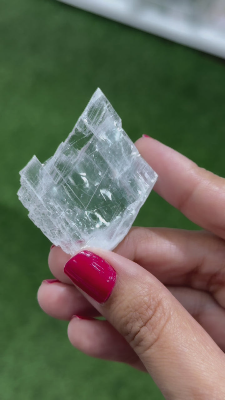 Selenite Transparent Small Raw Stone
