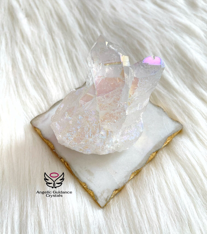 Angel Aura Quartz Cluster 6