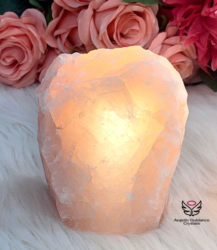 Rose Quartz Natural Lamp 1