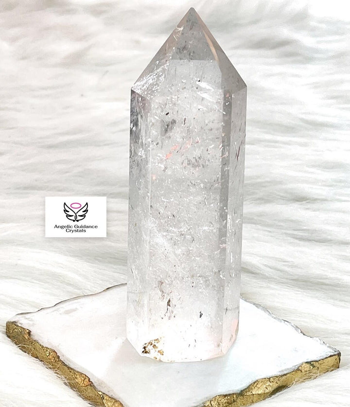 Clear Quartz Natural Tower Large 3