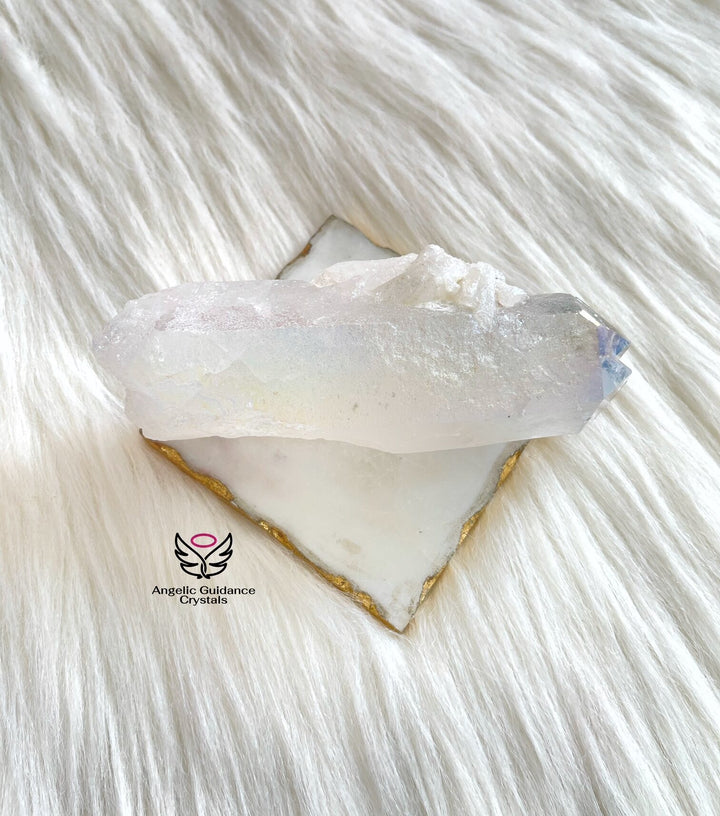 Angel Aura Quartz Cluster Point 10