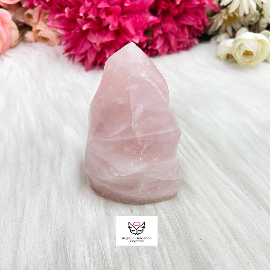 Rose Quartz Flame Freeform 1