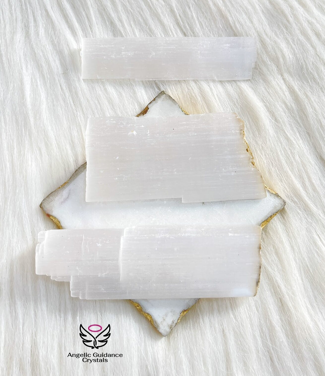 Selenite Raw Stone Large