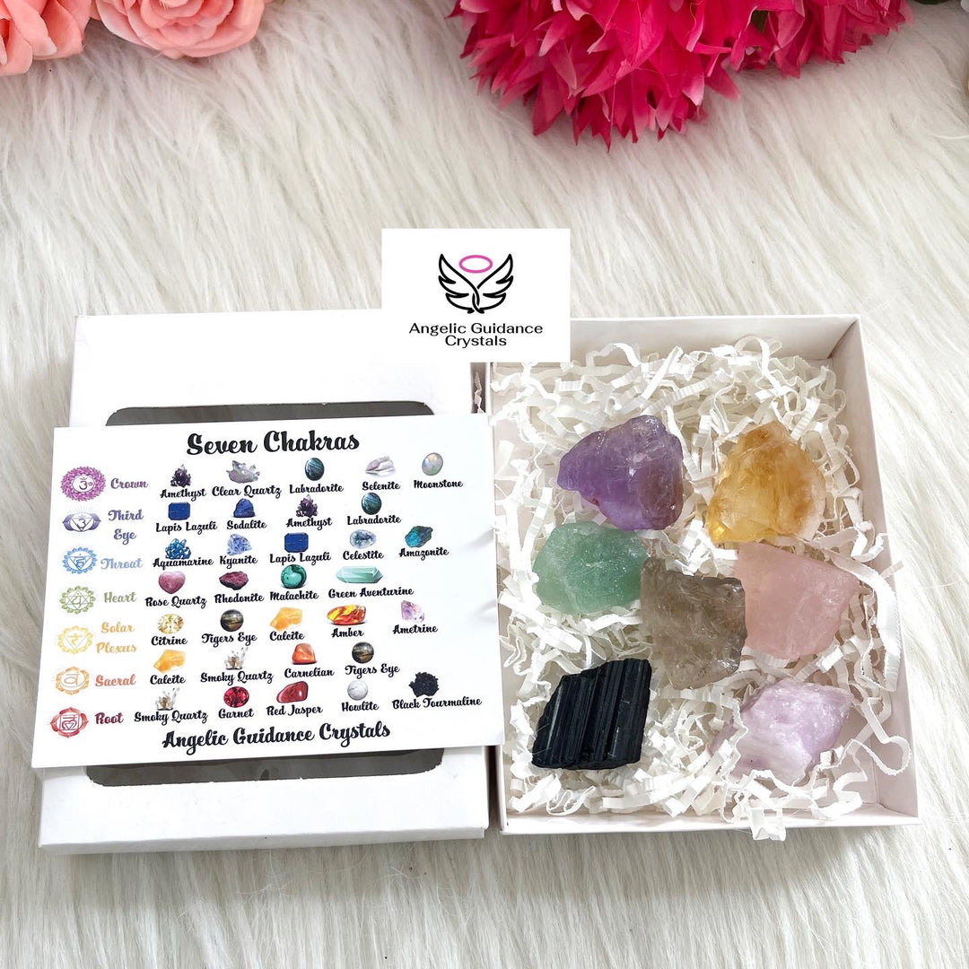 Seven Chakra Raw Stone Kit 2