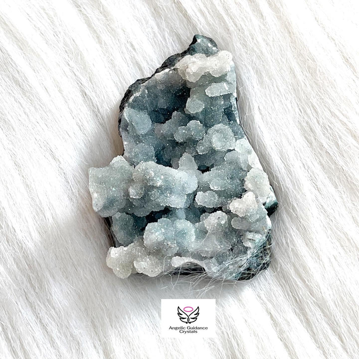 Chalcedony Blue Cluster