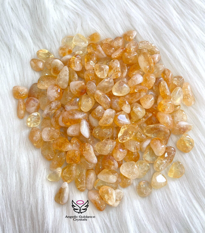 Citrine Natural Tumble Small