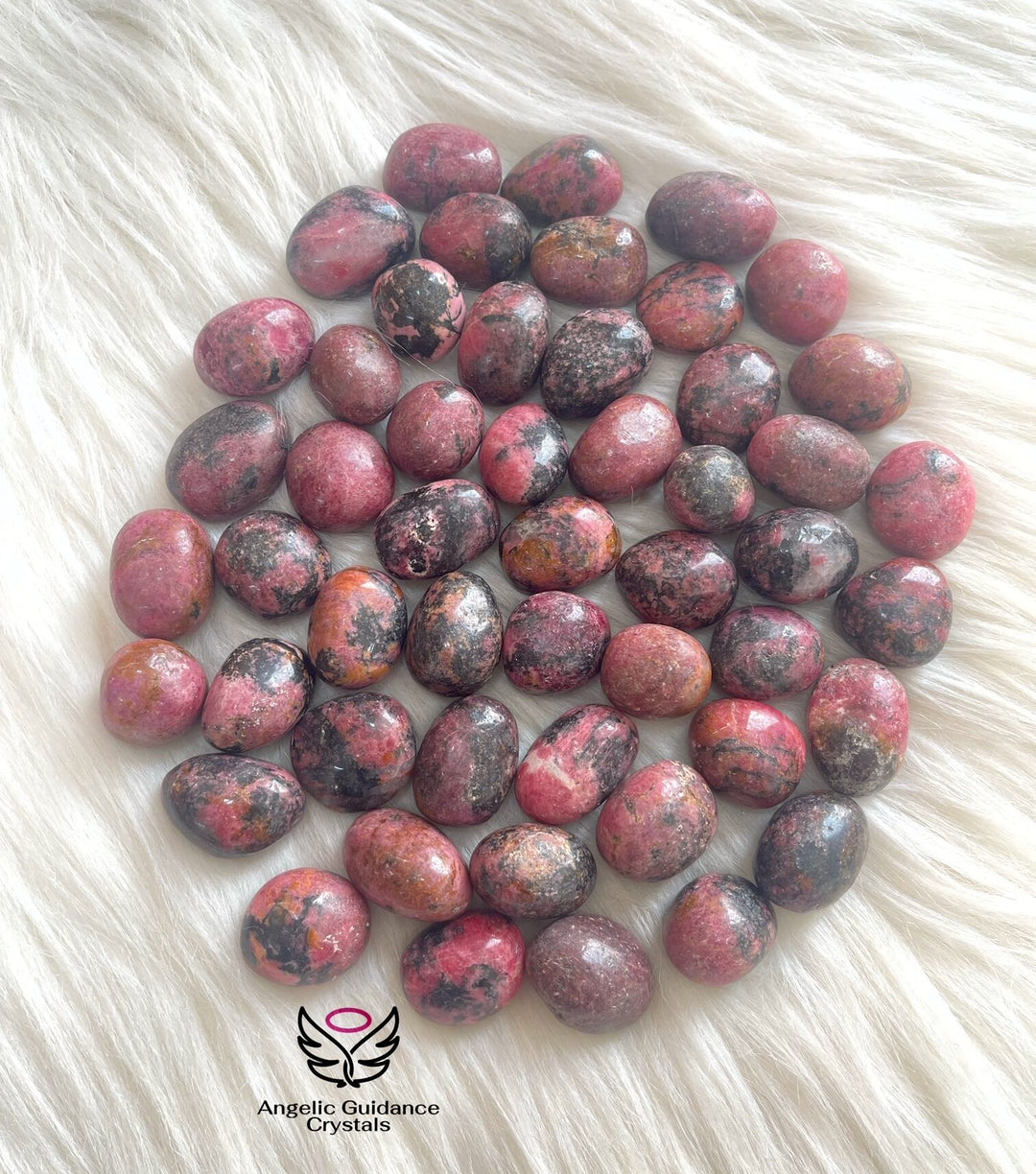 Rhodonite Natural Dark Tumble