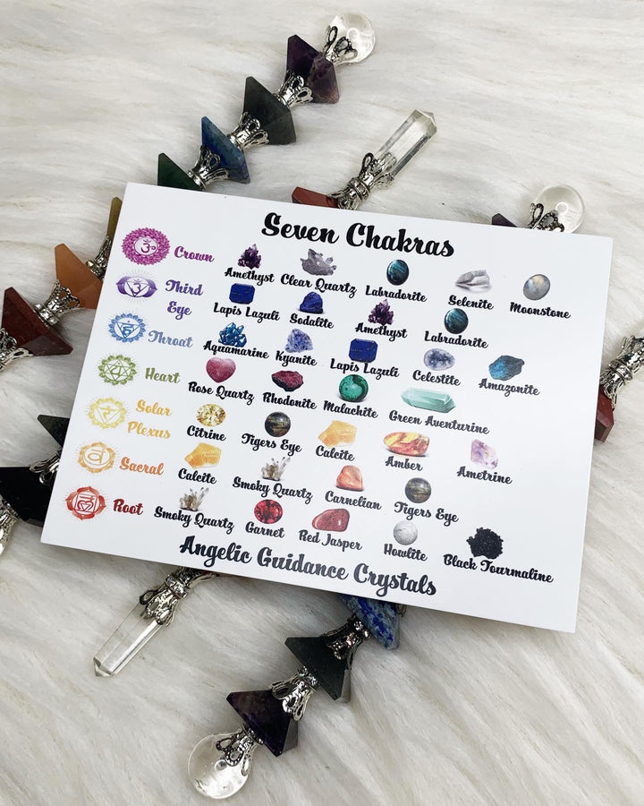 Seven Chakra Pyramid Wand