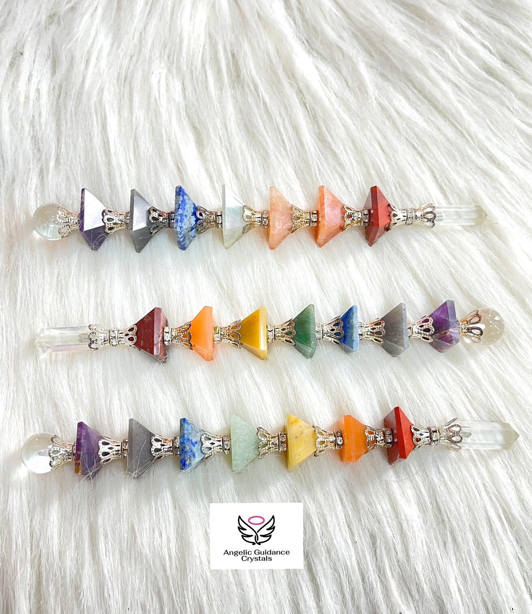 Seven Chakra Pyramid Wand