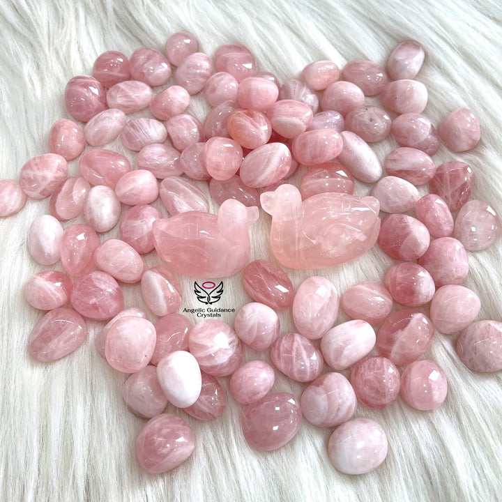 Rose Quartz Mandarine Ducks