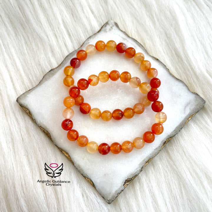 Carnelian Round Bracelet