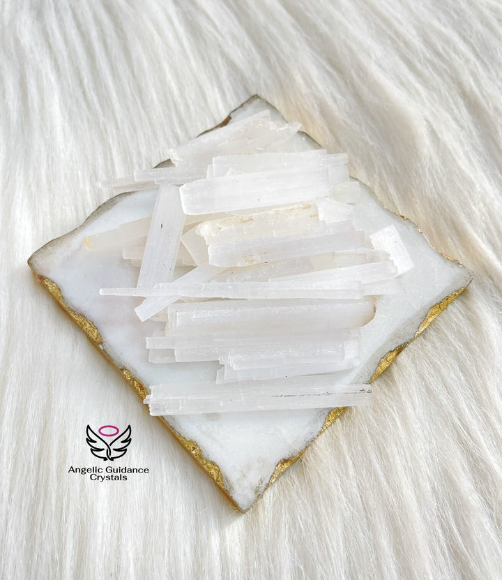 Selenite Raw Stone Xs