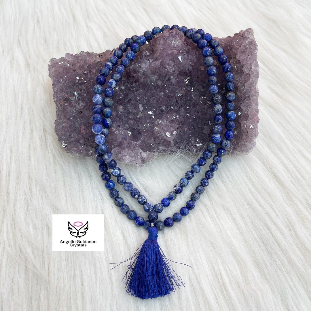 Lapis Lazuli Round Mala 108 Beads