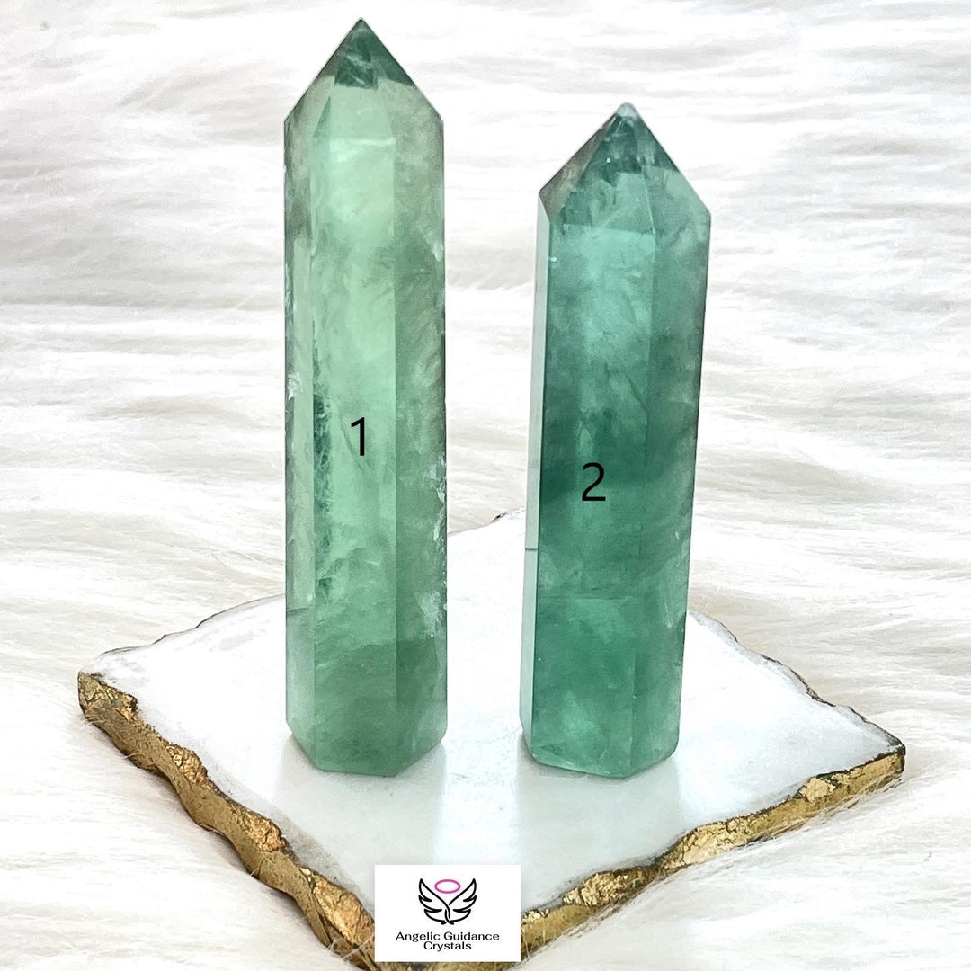 Green Fluorite Tower Medium