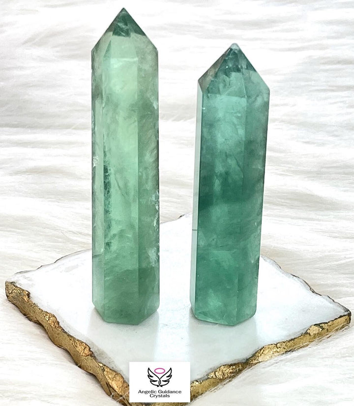 Green Fluorite Tower Medium