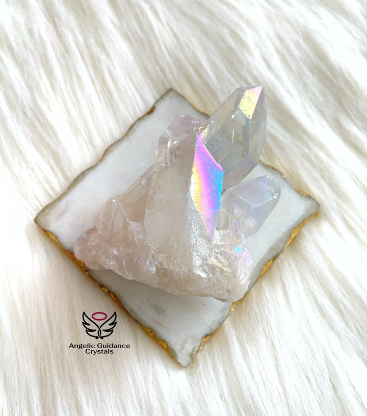 Angel Aura Quartz Cluster 5