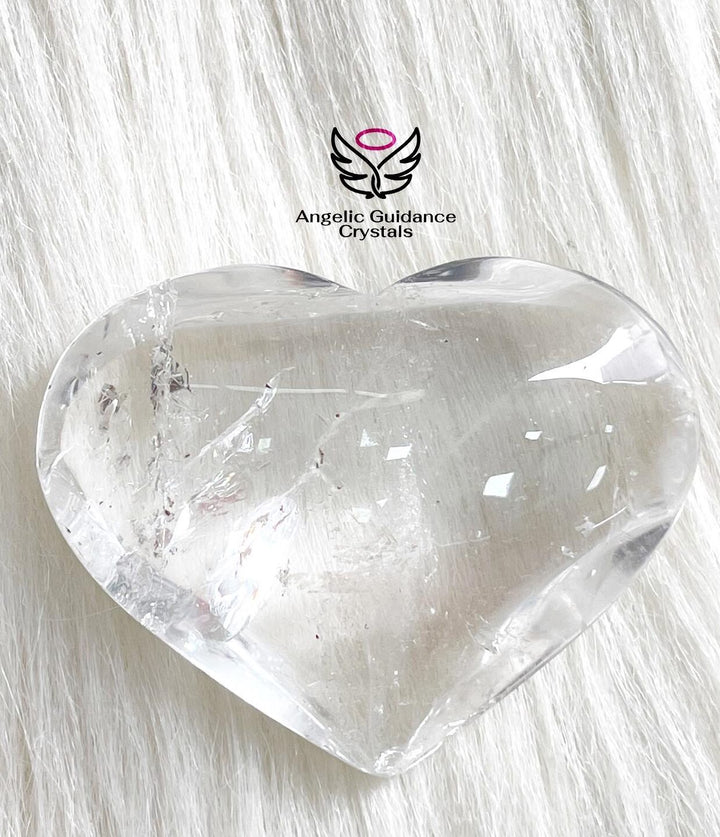 Clear Quartz Heart XL