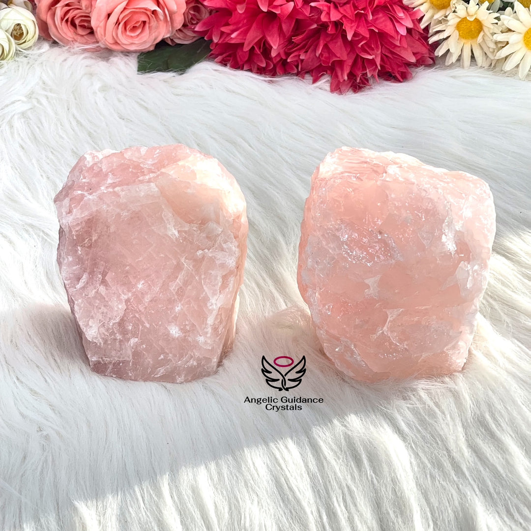 Rose Quartz Natural Lamp 2