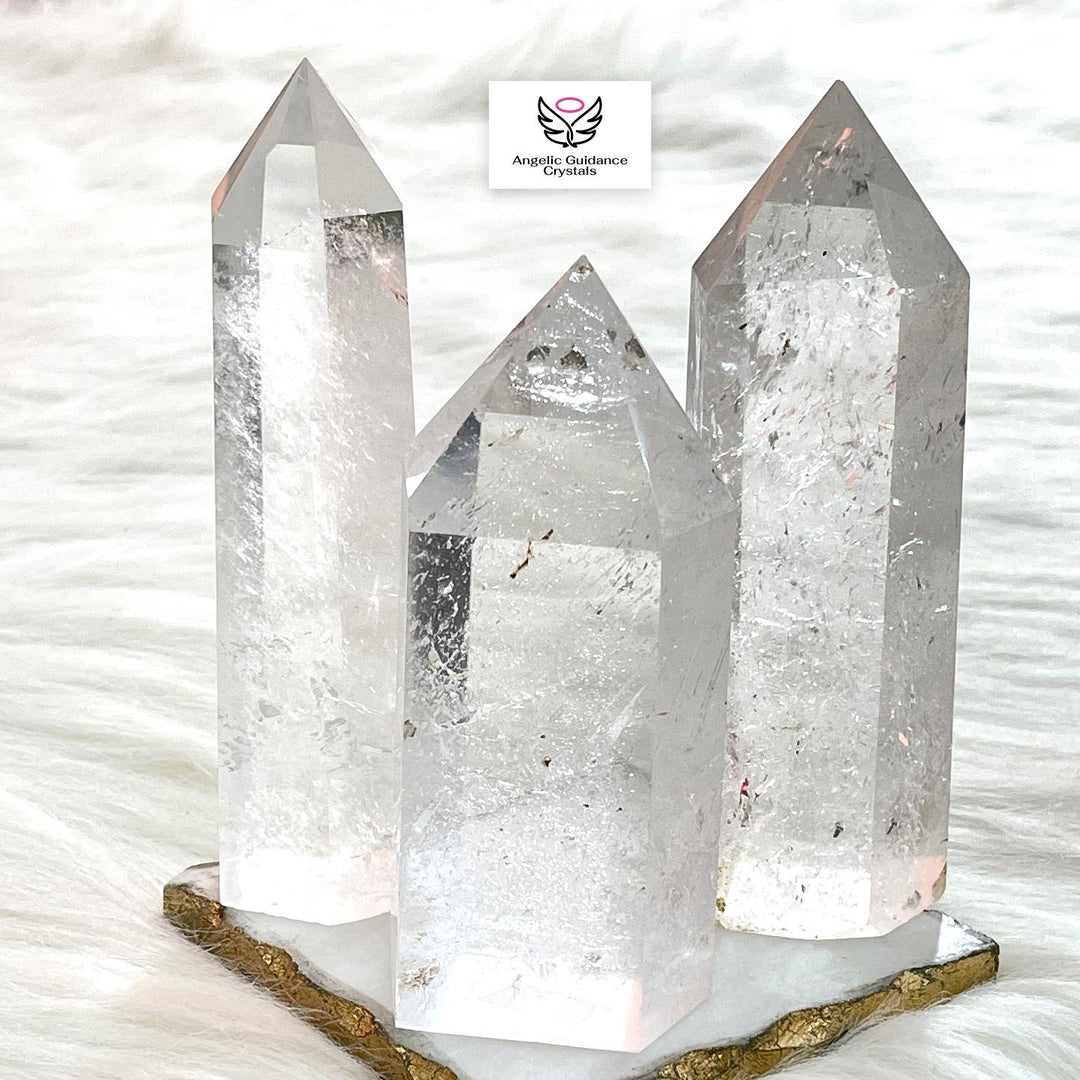 Clear Quartz Natural Tower Large 3