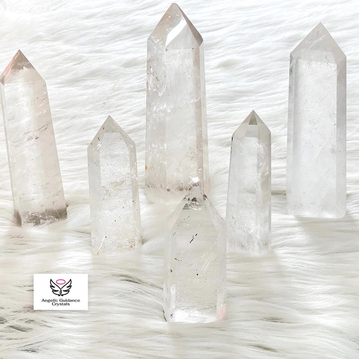 Clear Quartz Natural Tower Xl Size