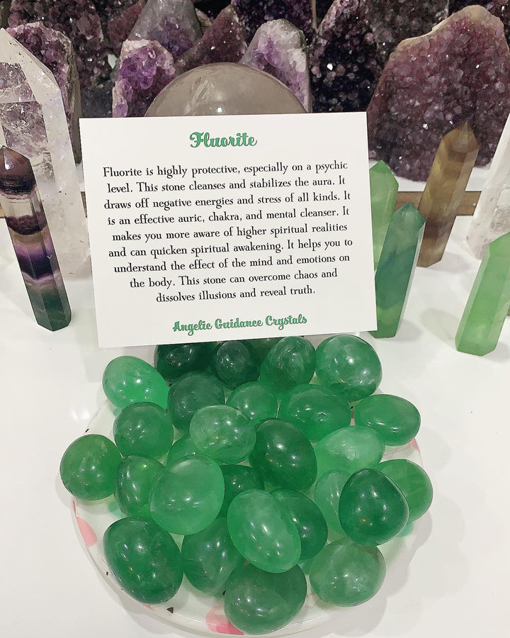 Green Fluorite Tumble