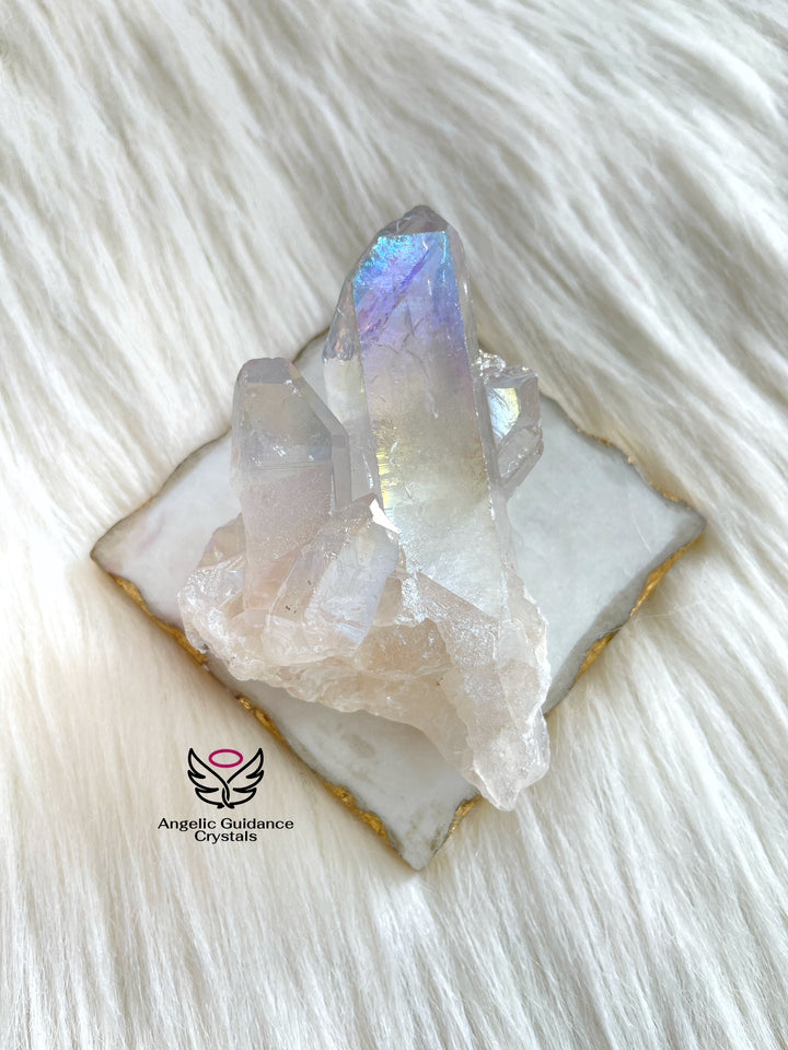 Angel Aura Quartz Cluster 5