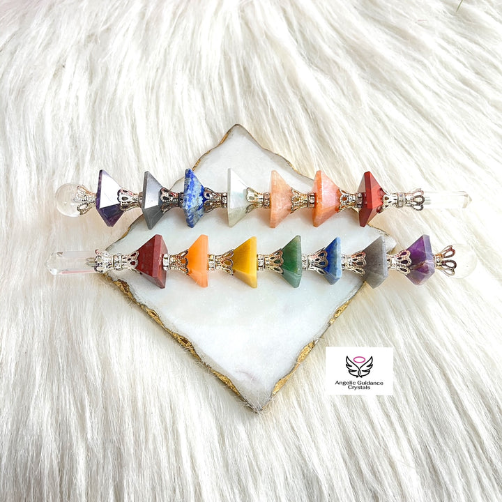 Seven Chakra Pyramid Wand