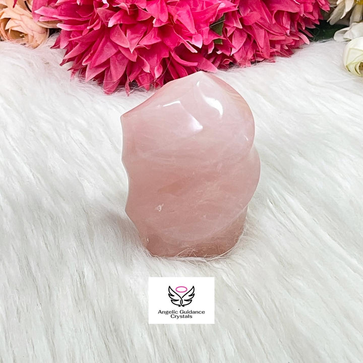 Rose Quartz Flame Freeform 4