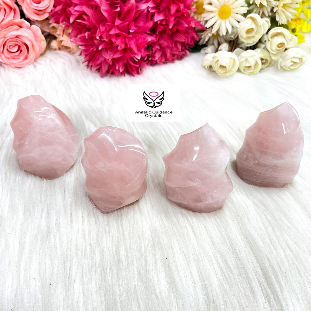 Rose Quartz Flame Freeform 4