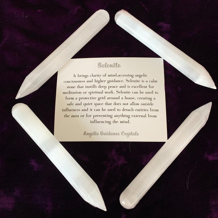 Selenite Crystal Wand