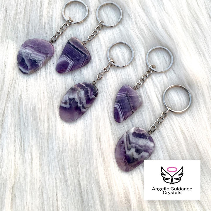 Amethyst Keychain