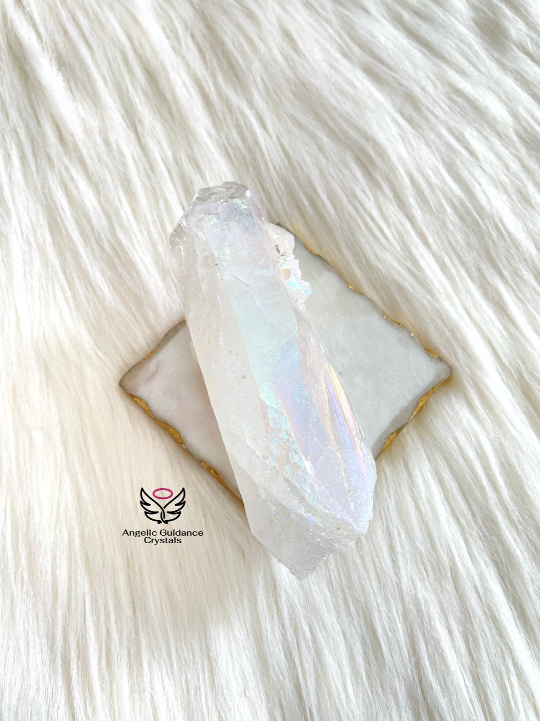 Angel Aura Quartz Cluster Point 10