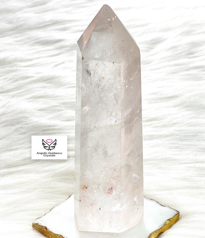 Clear Quartz Natural Tower Xl Size