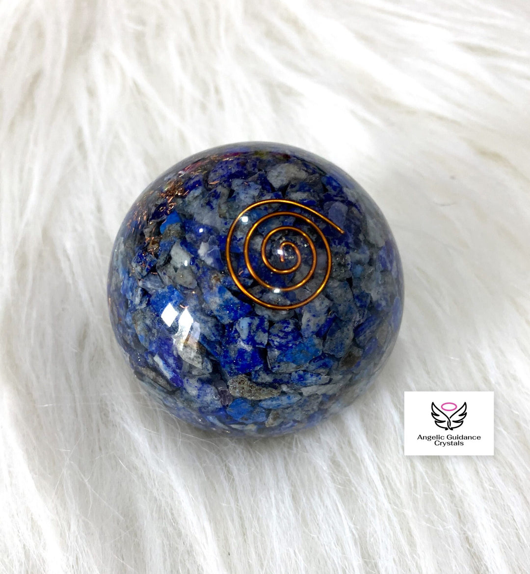 Lapis Lazuli Orgonite Sphere