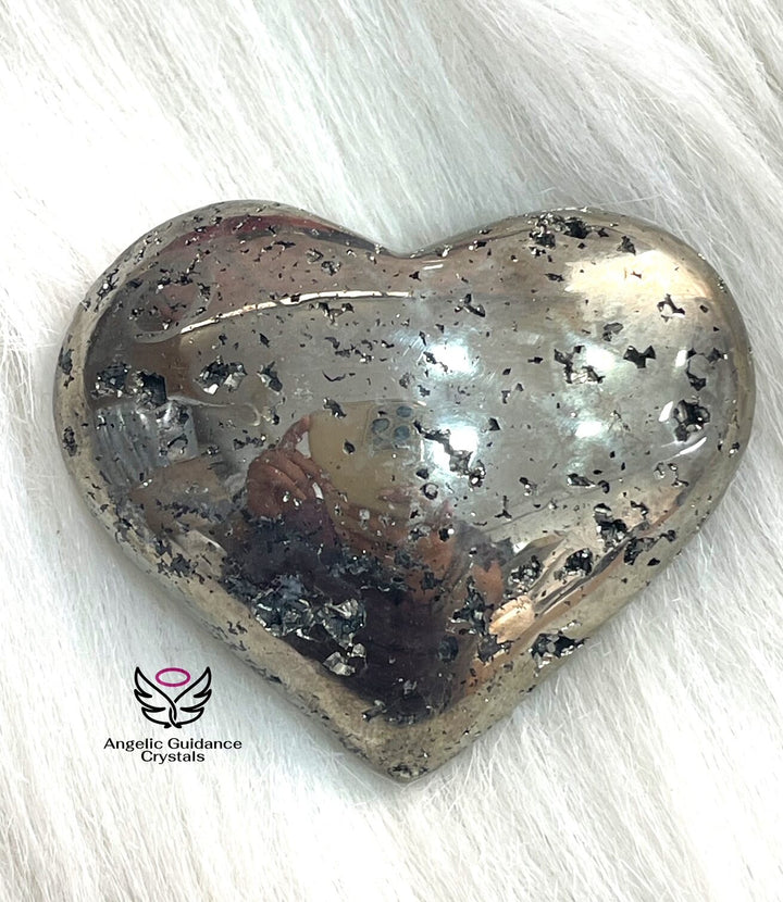 Pyrite Cluster Heart 4