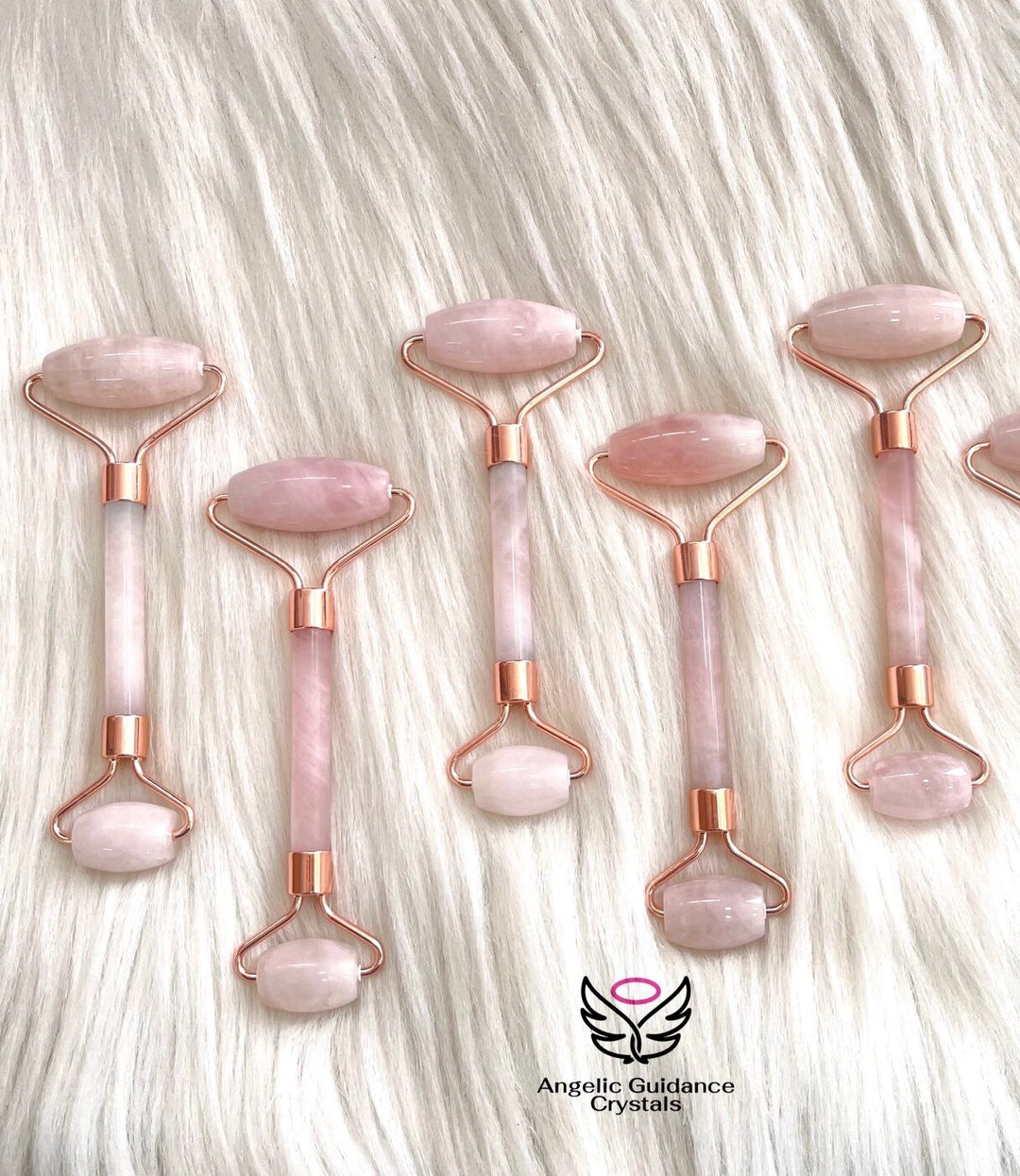 Rose Quartz Roller Rose Gold