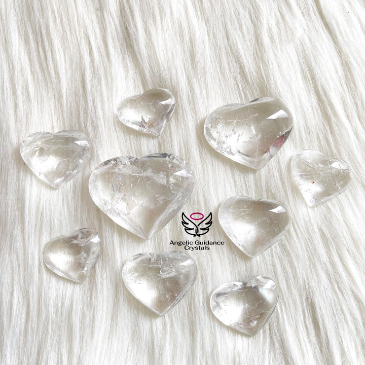 Clear Quartz Heart XL