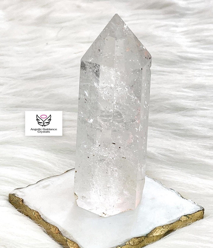 Clear Quartz Natural Tower Large 3